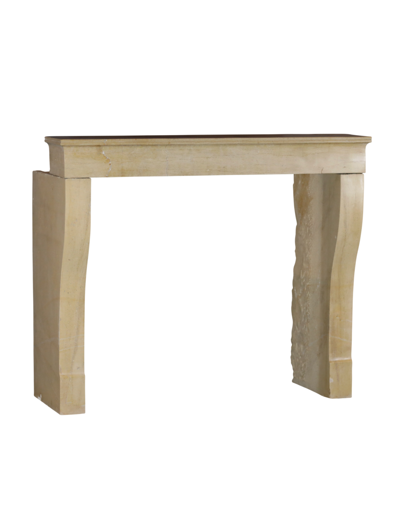 Maison Leon Van den Bogaert Elegant Timeless Hard Limestone Fireplace