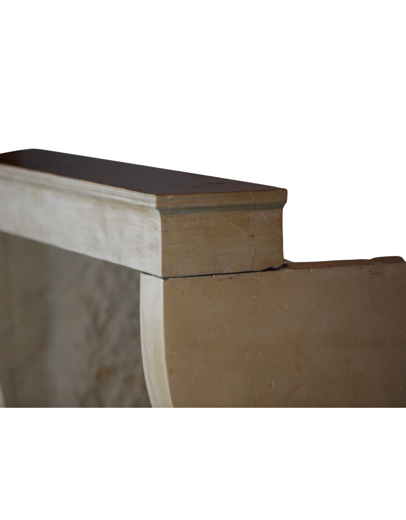Maison Leon Van den Bogaert Elegant Timeless Hard Limestone Fireplace