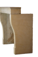 Maison Leon Van den Bogaert Elegant Timeless Hard Limestone Fireplace