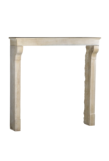 French Jura Limestone Fireplace