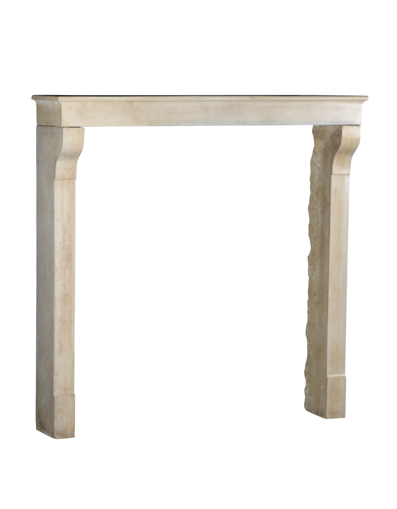 French Jura Limestone Fireplace