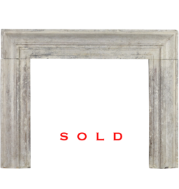 Maison Leon Van den Bogaert Bolection Limestone Fireplace