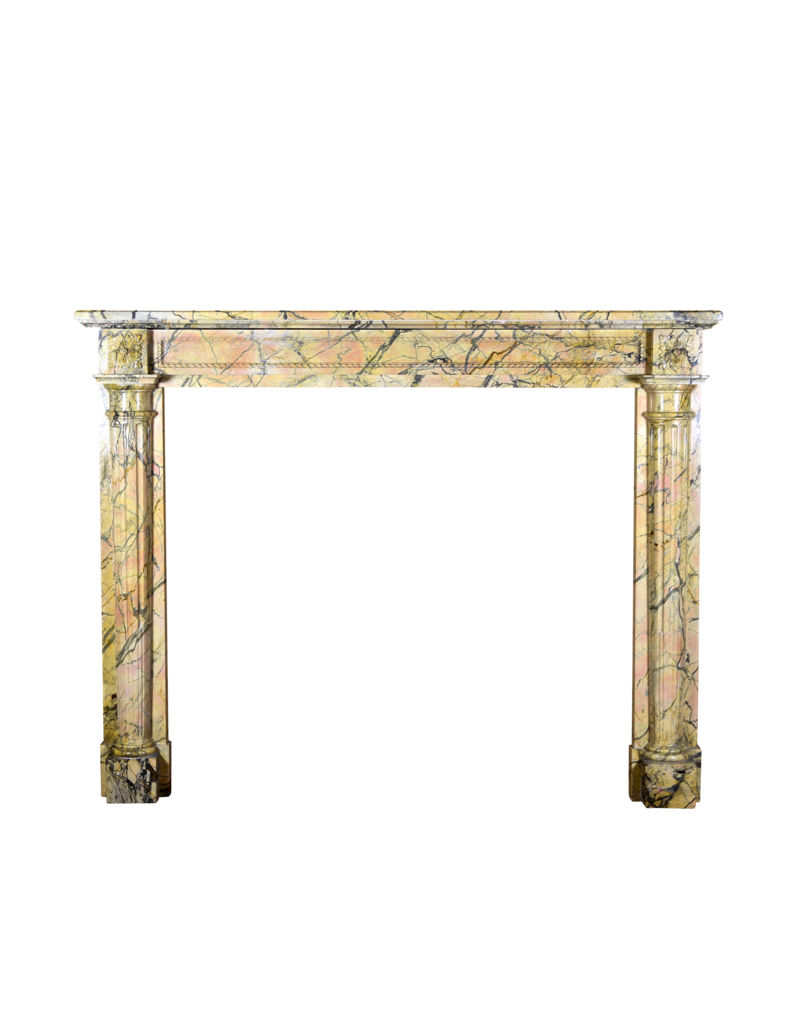 Maison Leon Van den Bogaert 18th Century Chic French Antique Fireplace Surround