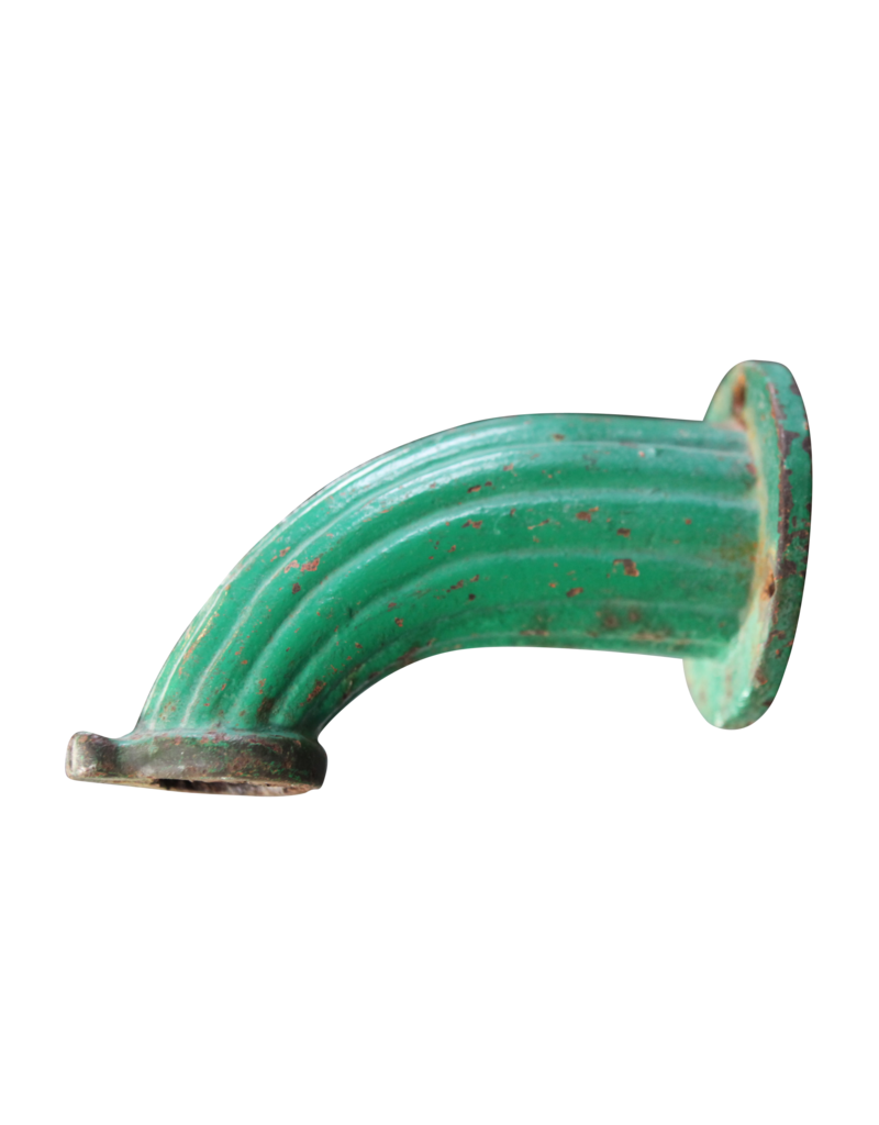 Unique Pair of  Simple Antique Water Spout In Cast Iron