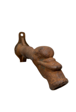 Antique Water Spout In Cast Iron With Duck Head