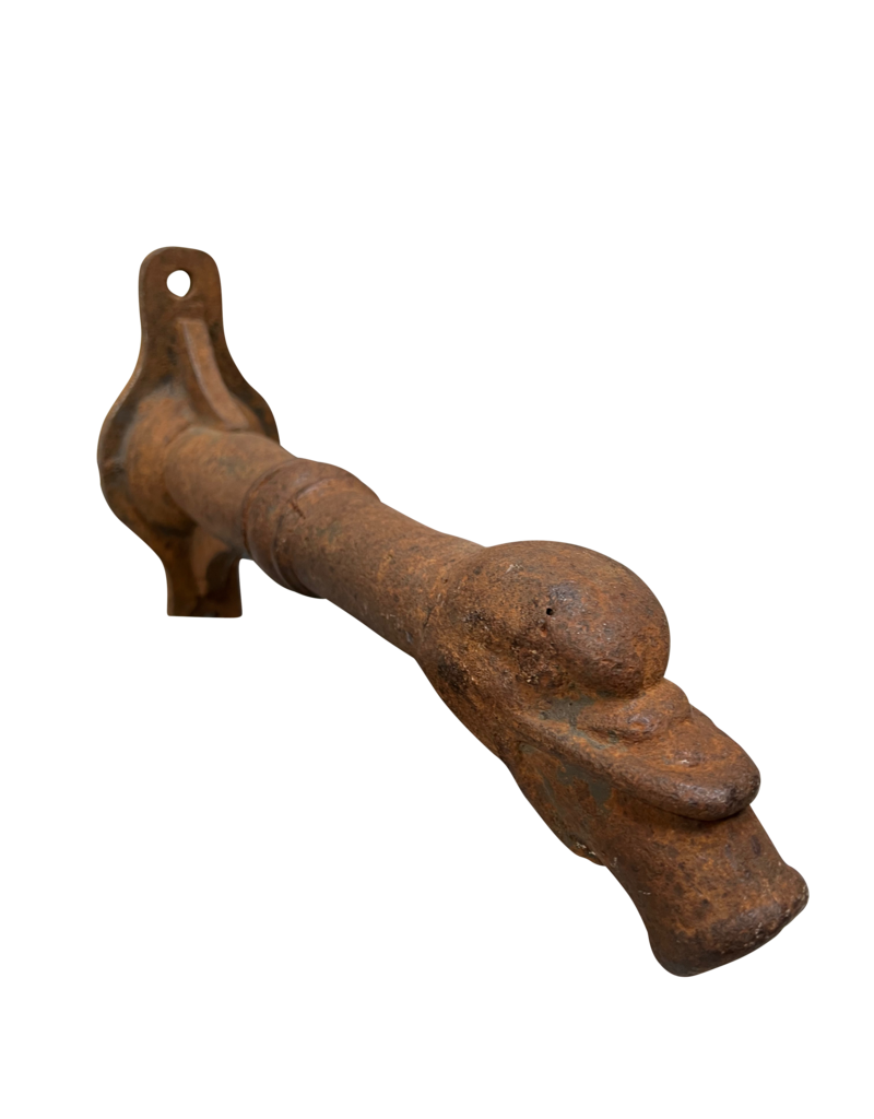 Maison Leon Van den Bogaert  Antique Water Spout In Cast Iron With Duck Head
