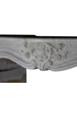 Classic White Carrara Marble Fireplace