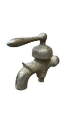 Maison Leon Van den Bogaert Vintage-Wasserhahn aus massivem Stahl