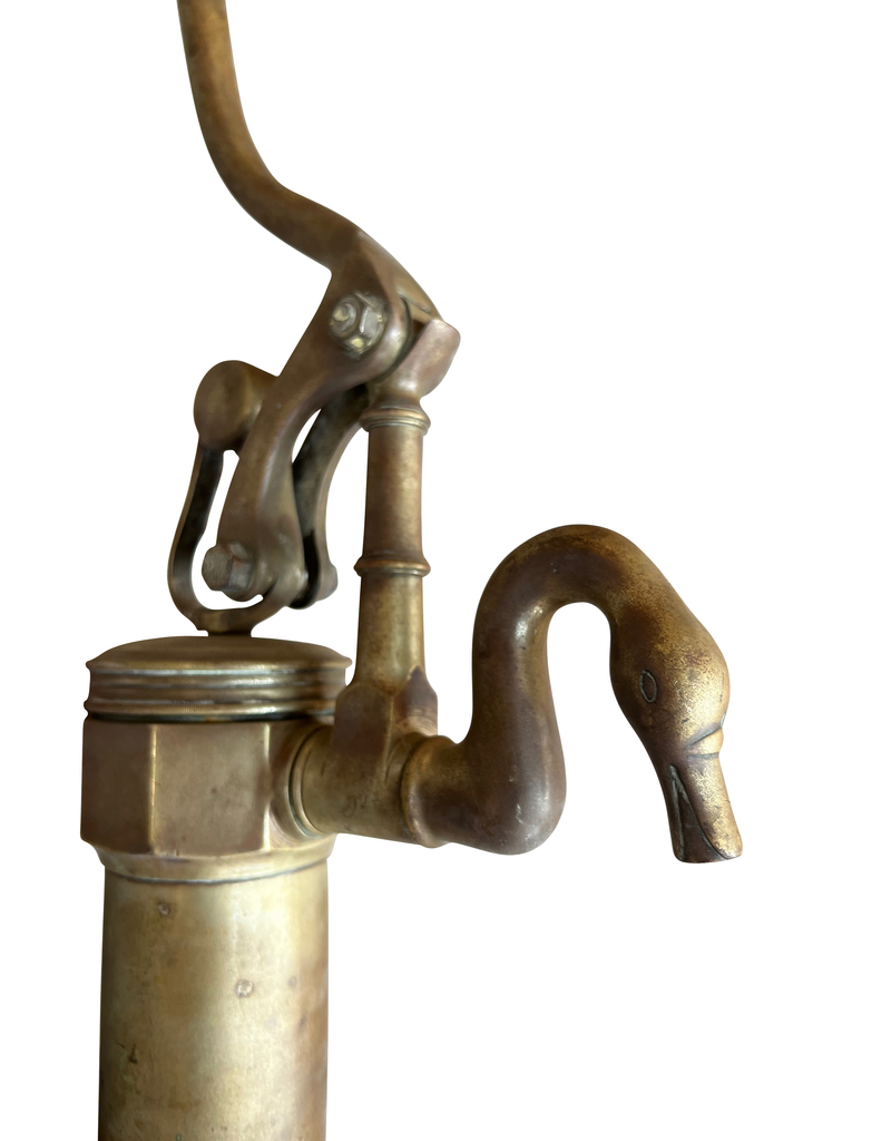 Maison Leon Van den Bogaert Original antike Messingpumpe