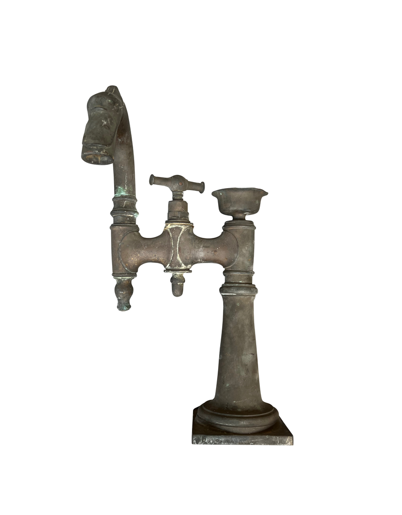 Phänomenaler französischer Vintage-Wasserhahn aus Messing