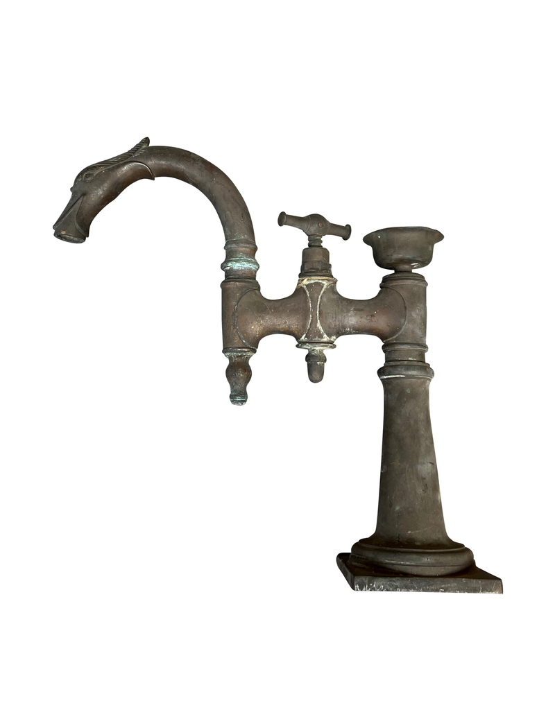 Phänomenaler französischer Vintage-Wasserhahn aus Messing