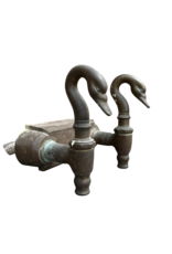 Maison Leon Van den Bogaert Paar luxuriöse französische Vintage-Wasserhähne mit Entenkopf