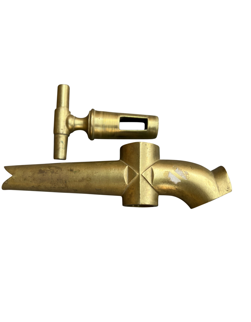 Original French Vintage Wine Barrel Tap The Antique Fireplace Bank