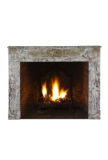 Phenomenal Breccia Marble Antique Fireplace