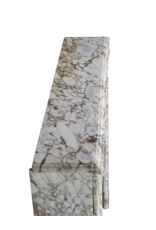 Phenomenal Breccia Marble Antique Fireplace