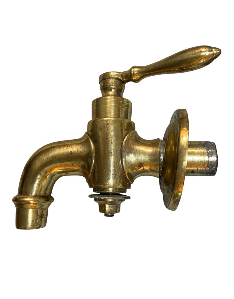 Maison Leon Van den Bogaert Massiver Vintage-Wasserhahn aus Messing