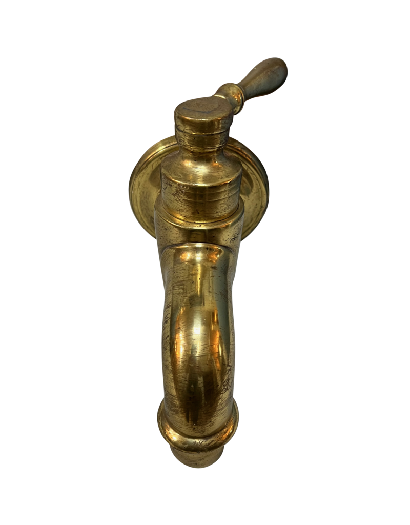 Maison Leon Van den Bogaert Massiver Vintage-Wasserhahn aus Messing