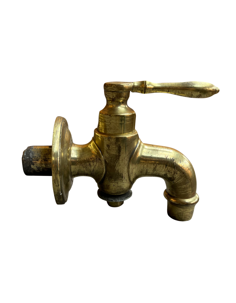 Maison Leon Van den Bogaert Vintage Massieve Waterkraan In Messing