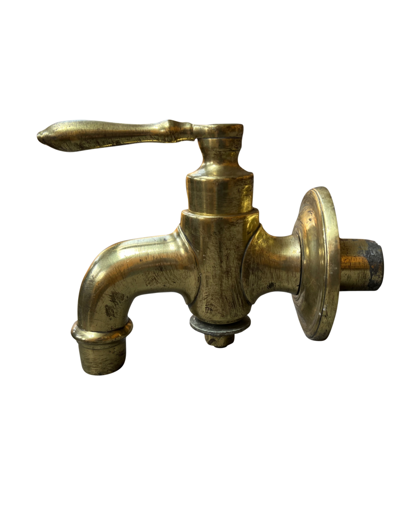 Maison Leon Van den Bogaert Massiver Vintage-Wasserhahn aus Messing