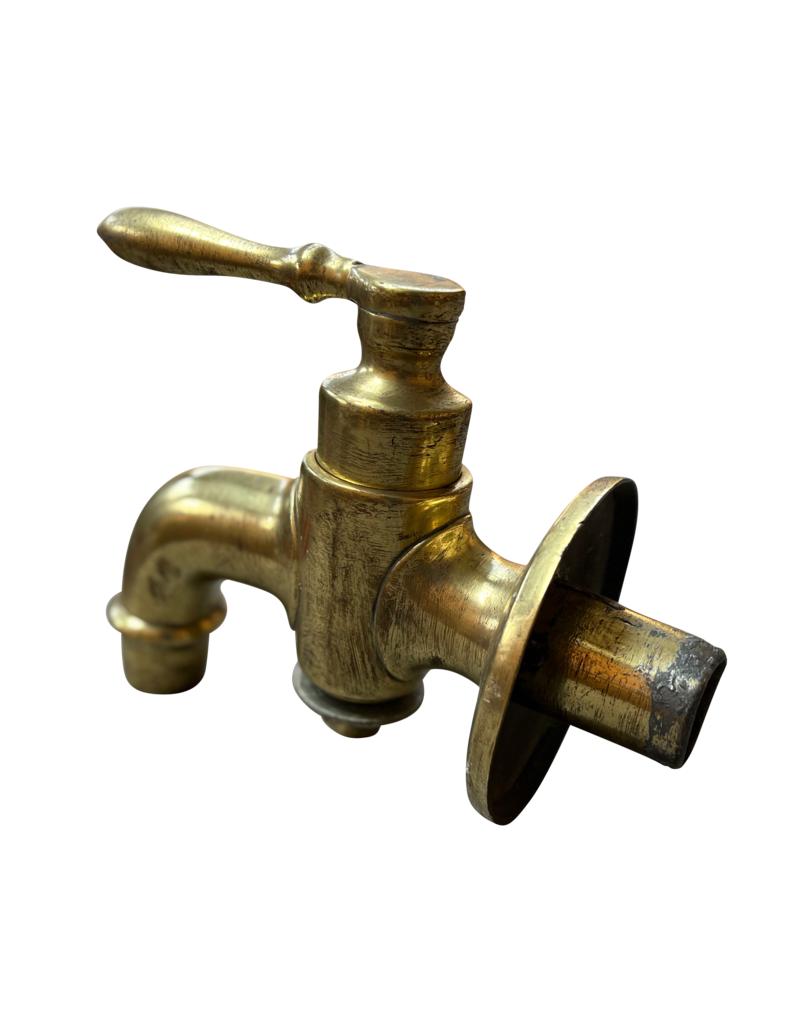 Maison Leon Van den Bogaert Vintage Massieve Waterkraan In Messing