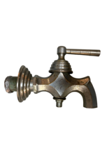 Maison Leon Van den Bogaert Feiner französischer Vintage-Wasserhahn aus Stahl