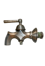 Maison Leon Van den Bogaert Feiner französischer Vintage-Wasserhahn aus Stahl