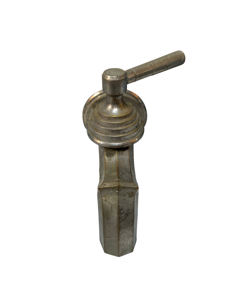 Maison Leon Van den Bogaert Feiner französischer Vintage-Wasserhahn aus Stahl