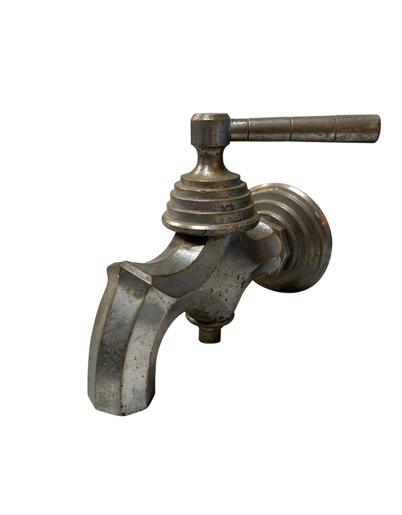 Maison Leon Van den Bogaert Feiner französischer Vintage-Wasserhahn aus Stahl