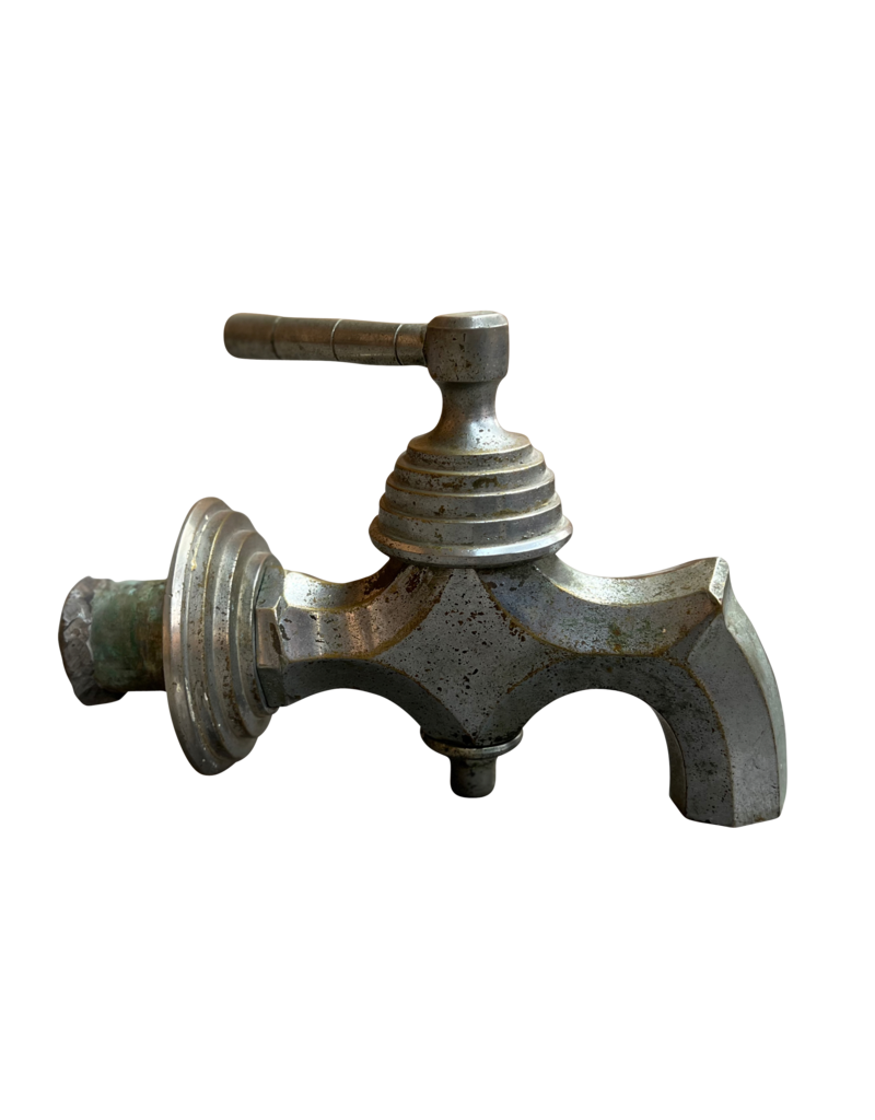 Maison Leon Van den Bogaert Feiner französischer Vintage-Wasserhahn aus Stahl