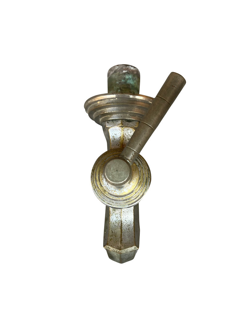 Maison Leon Van den Bogaert Feiner französischer Vintage-Wasserhahn aus Stahl