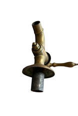 Vintage Solid Watertap In Oxidised Brass