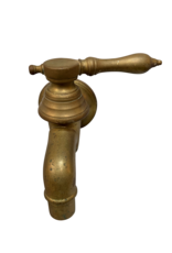 Maison Leon Van den Bogaert Massiver Vintage-Wasserhahn aus oxidiertem Messing