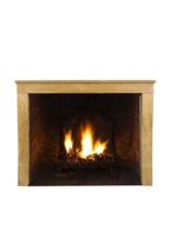 Elegant Antique French Stone Fireplace