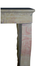 Maison Leon Van den Bogaert Eleganter antiker französischer Steinkamin