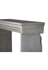Maison Leon Van den Bogaert Timeless White Limestone Fireplace