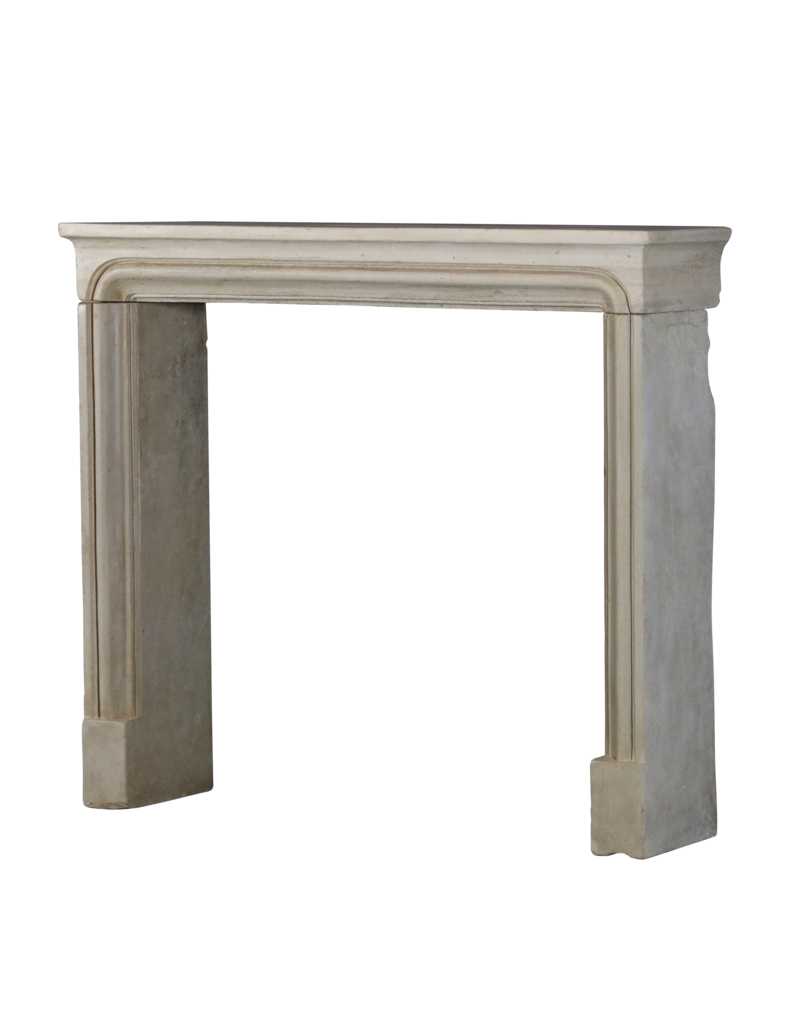 Maison Leon Van den Bogaert Chimenea de piedra caliza blanca intemporal