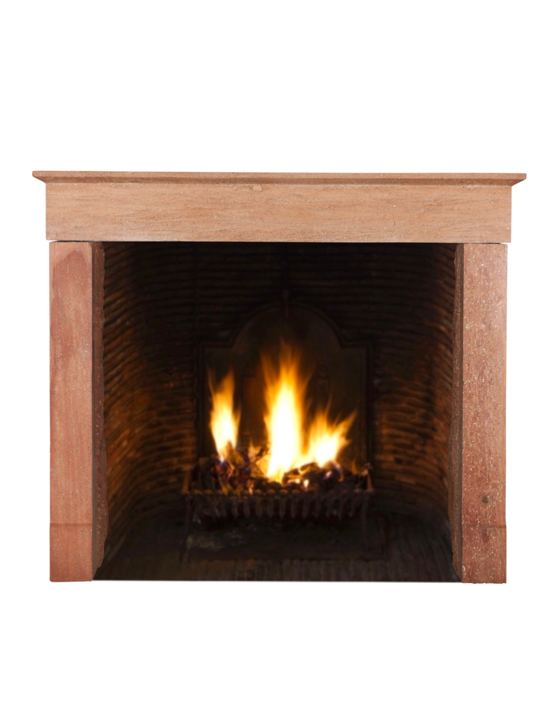 Maison Leon Van den Bogaert Small Provencal Stone Fireplace