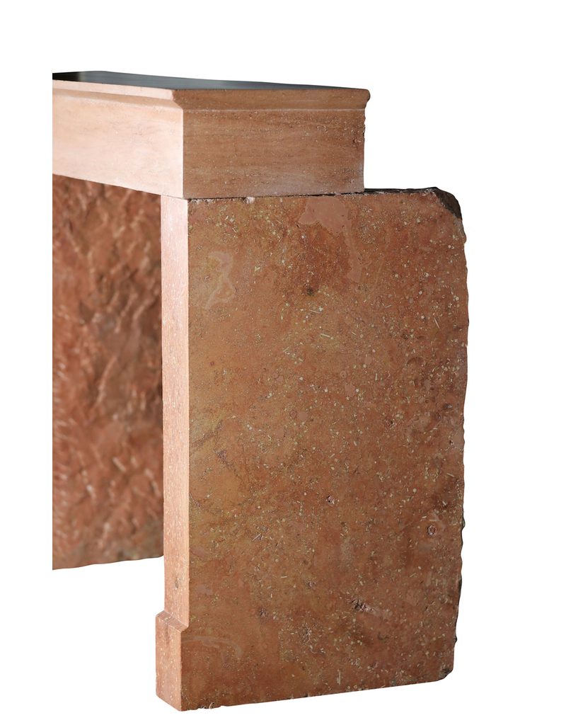 Maison Leon Van den Bogaert Small Provencal Stone Fireplace