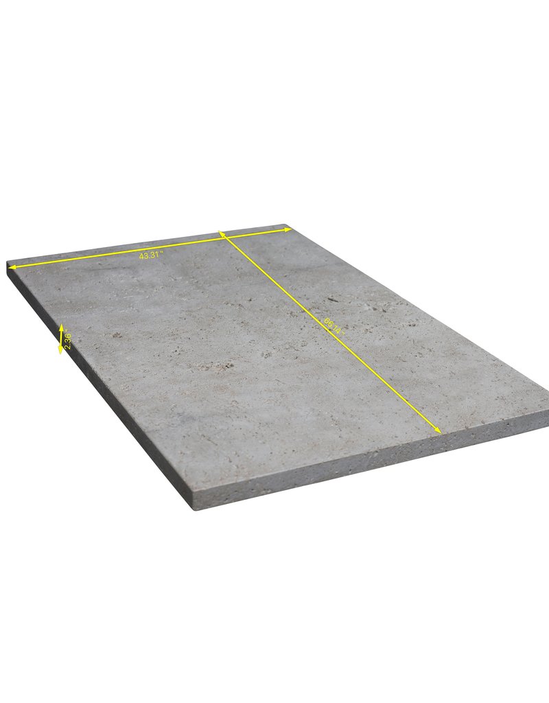 Maison Leon Van den Bogaert Mesa De Centro Travertin Beige Atemporal