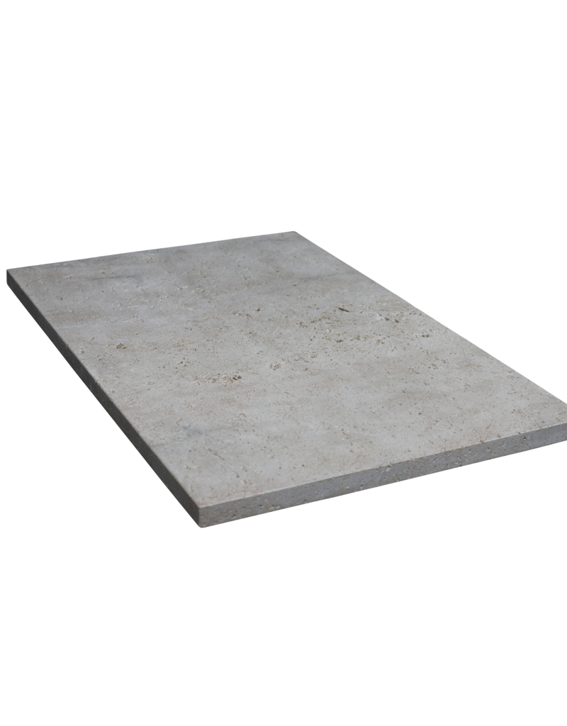 Tablette De Table Basse En Travertin Beige Intemporel