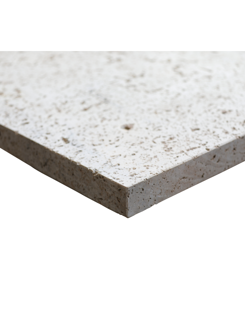 Maison Leon Van den Bogaert Zeitloser Couchtisch Travertin Beige