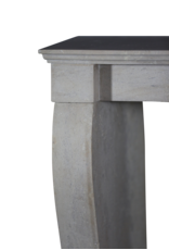 Tijdloze Beige Kalksteen Franse Decoratieve Voorzet Schouw