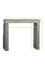 Maison Leon Van den Bogaert Chimenea pequeña de piedra bicolor gris