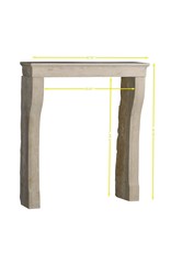 Maison Leon Van den Bogaert Kleine Tijdloze Beige Kalkstenen Sierschouw