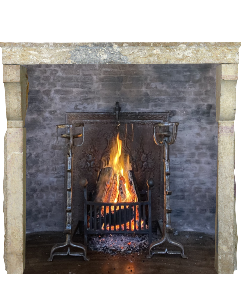 Sensational French Timeless Rustic Fireplace