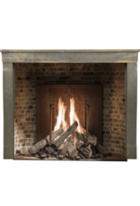 Small Bicolor French Decorative Fireplace