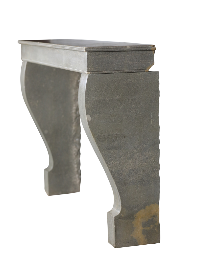 Maison Leon Van den Bogaert Elegante Franse Grijze-Groene Stenen Schouw Mantel