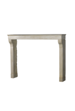 Maison Leon Van den Bogaert Beige Limestone  Fireplace Surround