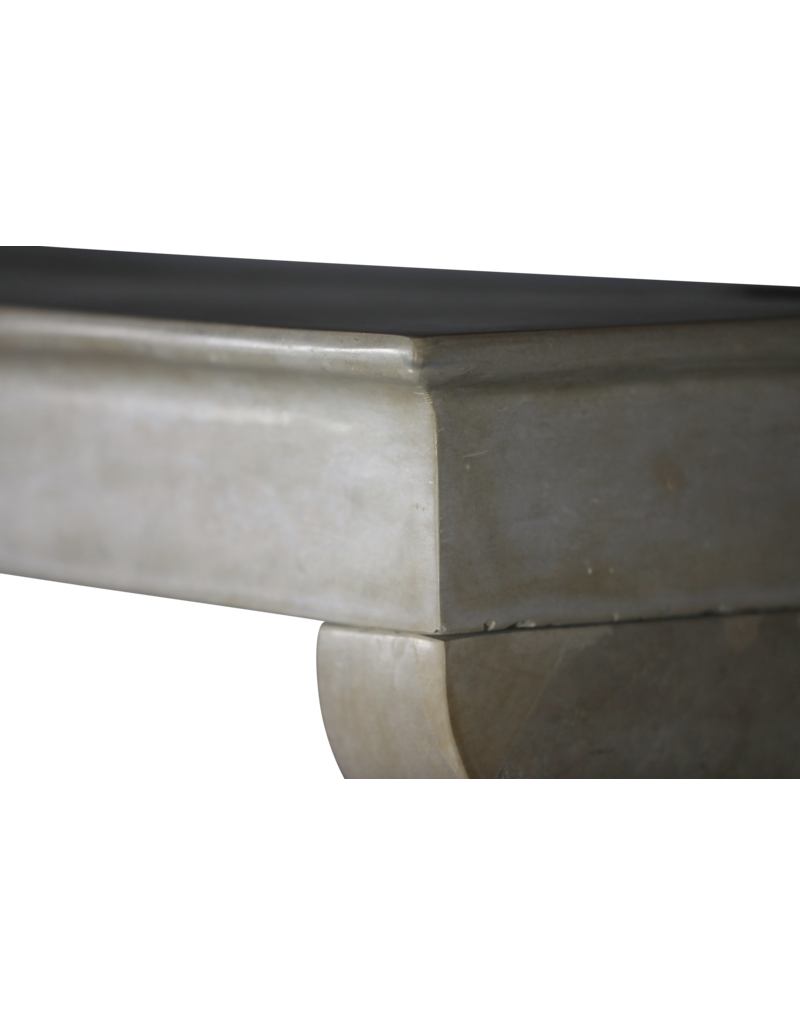 Maison Leon Van den Bogaert Beige Limestone  Fireplace Surround