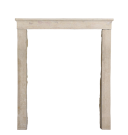 Timeless Beige Fireplace Mantle